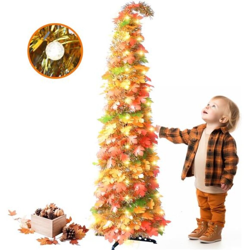 Fall Tree Great Holiday Decorations for Home Porch Thanksgiving Christmas Decor